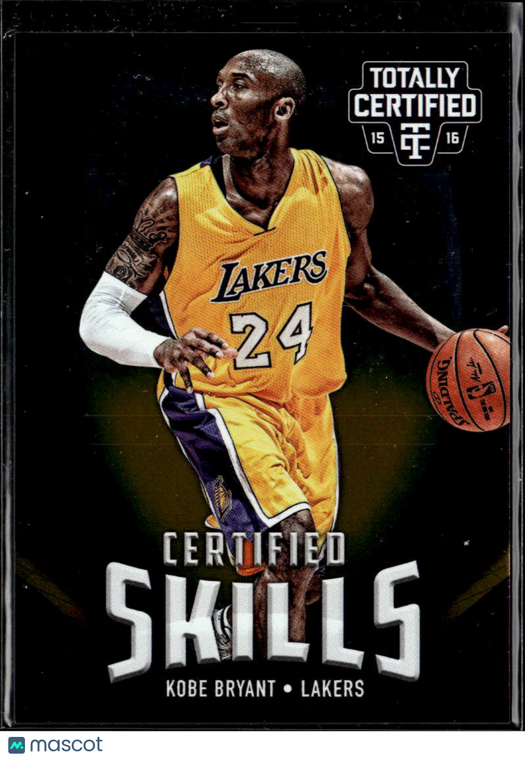 Kobe Bryant 2015-16 Totally Certified Skills 103/199 Los Angeles Lakers