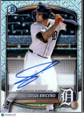 Josue Briceno 2025 Bowman Chrome Auto Autograph Mega Box Detroit Tigers