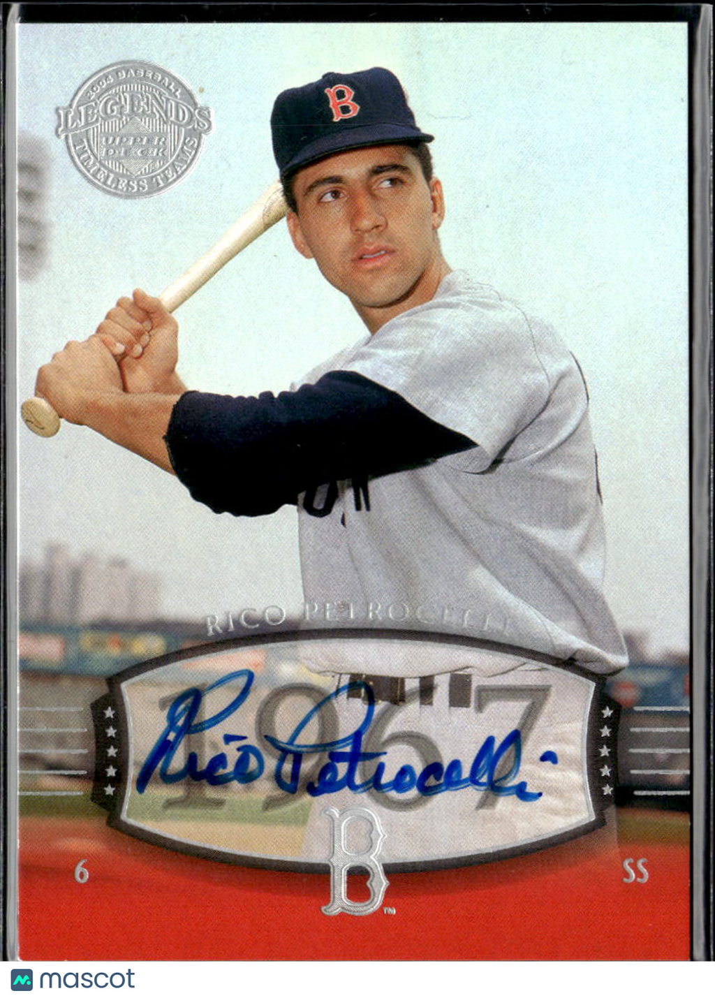 Rico Petrocelli 2004 Upper Deck Legends Auto Autograph Boston Red Sox