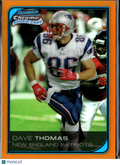 Dave Thomas 2006 Bowman Chrome Orange Refractor RC 2/25 Longhorns Patriots