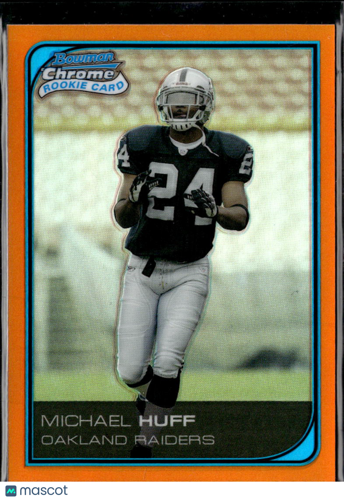 Michael Huff 2006 Bowman Chrome Orange Refractor RC 10/25 Longhorns Raiders