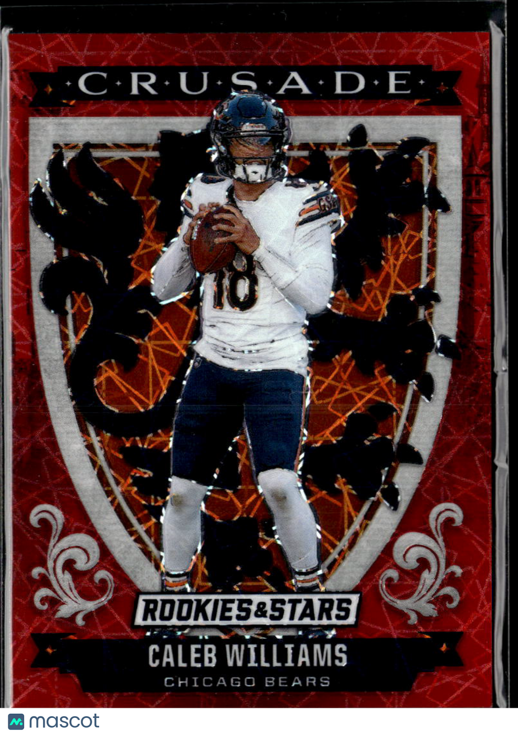 Caleb Williams 2025 Rookies & Stars Crusade Red Chicago Bears