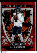 Caleb Williams 2025 Rookies & Stars Crusade Red Chicago Bears