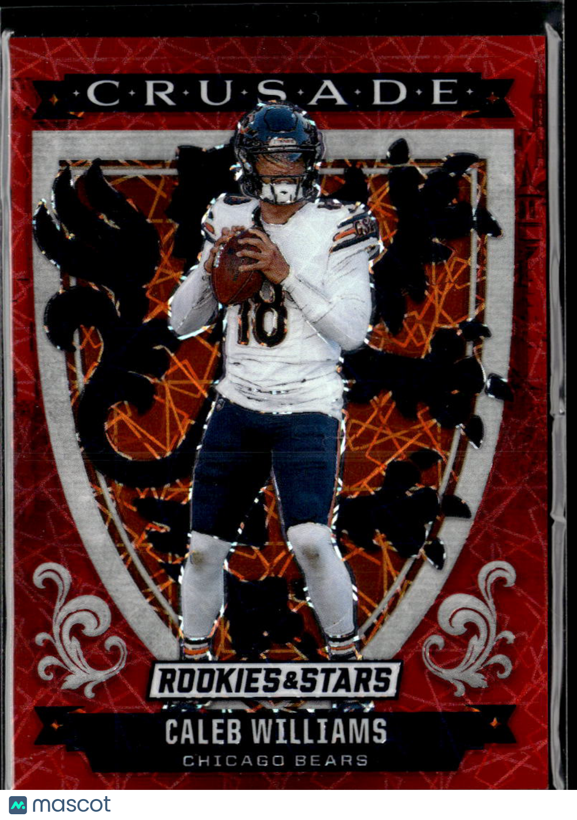 Caleb Williams 2025 Rookies & Stars Crusade Red Chicago Bears