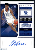 Shai Gilgeous-Alexander 2018 Contenders Draft Auto Autograph RC Kentucky Thunder
