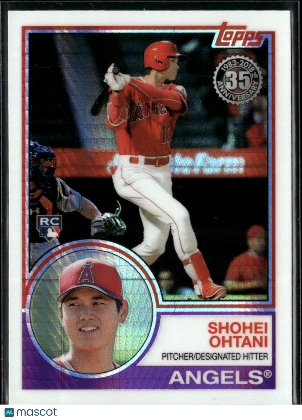 Shohei Ohtani 2018 Topps Chrome '83 Silver Pack RC Rookie #145 LA Angels