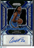 Cason Wallace 2023-24 Prizm Blue Auto Autograph RC 1/49 Oklahoma City Thunder