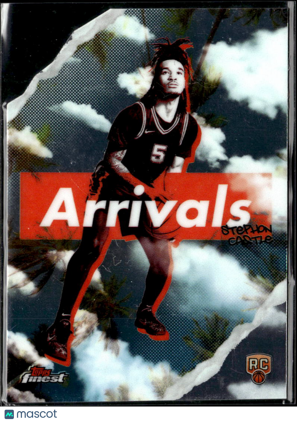 Stephon Castle 2025 Topps Finest Rookie Arrivals RC San Antonio Spurs