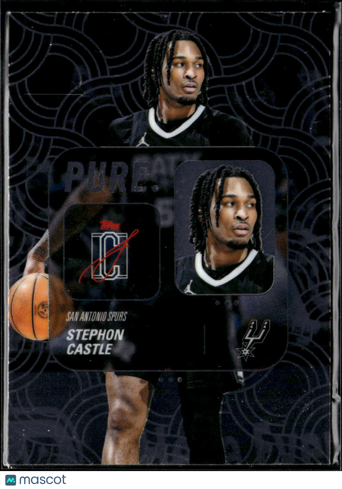 Stephon Castle 2026 Topps Signature Collection Pure Rookie San Antonio Spurs