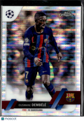 Ousmane Dembélé 2023 Topps Chrome UEFA Club Pulsar Refractor FC Barcelona