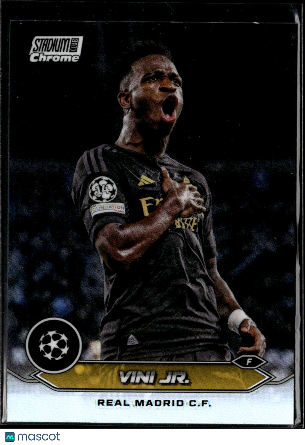 Vini Jr. Vinicius Junior 2024 Topps Stadium Club Chrome Refractor Real Madrid