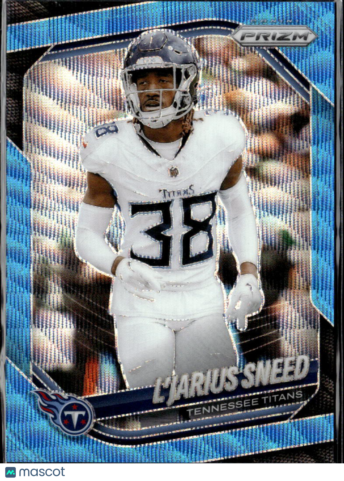 L'Jarius Sneed 2025 Prizm Blue Wave 149/230 Tennessee Titans