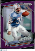 Mike Rozier 2025 Panini Prizm Purple 76/125 Houston Oilers