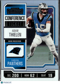 Adam Thielen 2023 Contenders Conference Ticket /99 Carolina Panthers