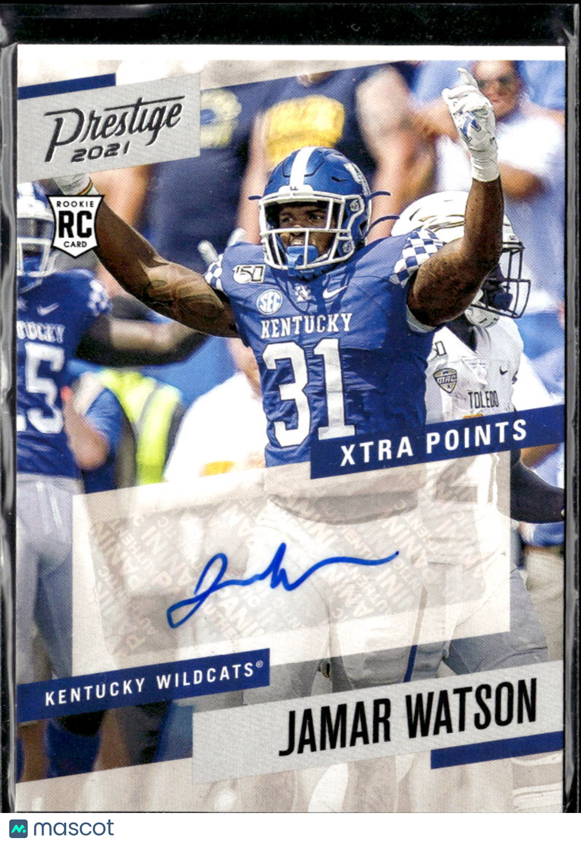 Jamar Watson 2021 Prestige Draft Auto Autograph RC Kentucky Wildcats
