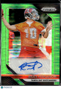 Riley Ferguson 2018 Prizm Auto Autograph Green RC Tampa Bay Buccaneers