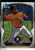 Camilo Diaz 2023 Bowman Chrome Speckle Refractor Houston Astros