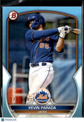 Kevin Parada 2023 Bowman Draft Sky Blue Border /499 New York Mets