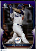 Joe Vetrano 2023 Bowman Chrome 1st Purple /250 Los Angeles Dodgers