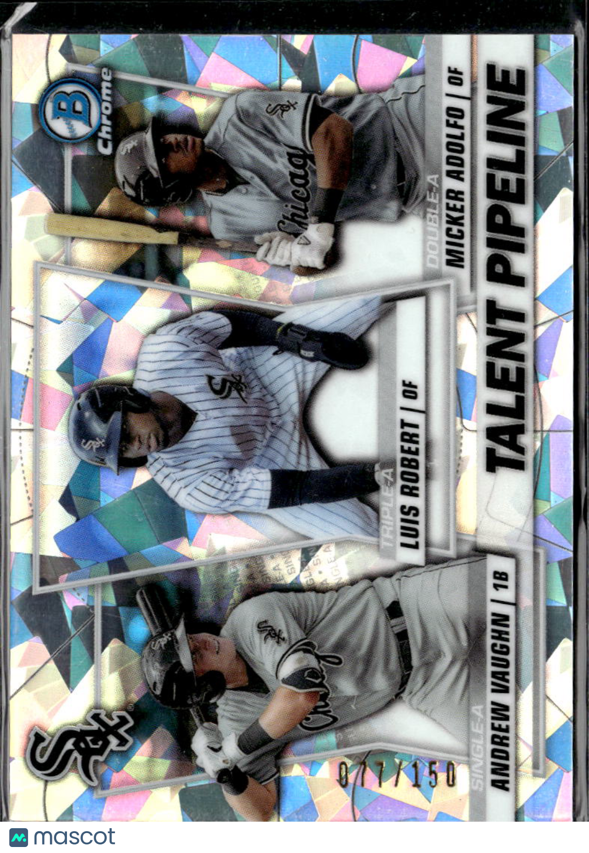 Vaughn Luis Robert 2020 Bowman Chrome Talent Pipeline Atomic /150 White Sox