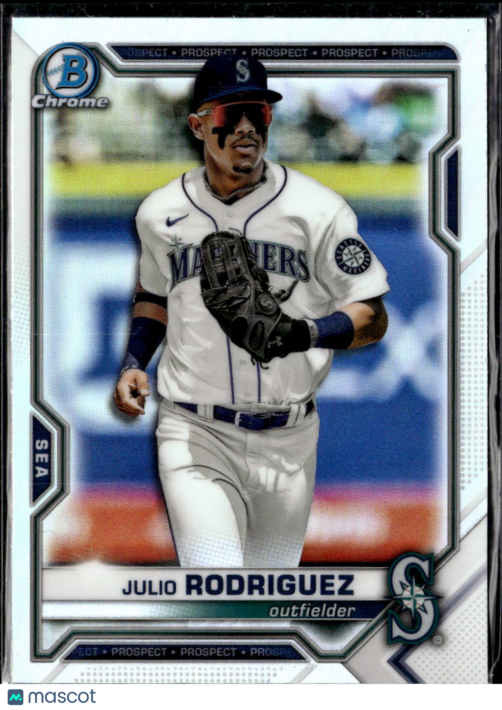 Julio Rodriguez 2020 Bowman Chrome Prospect Refractor Seattle Mariners