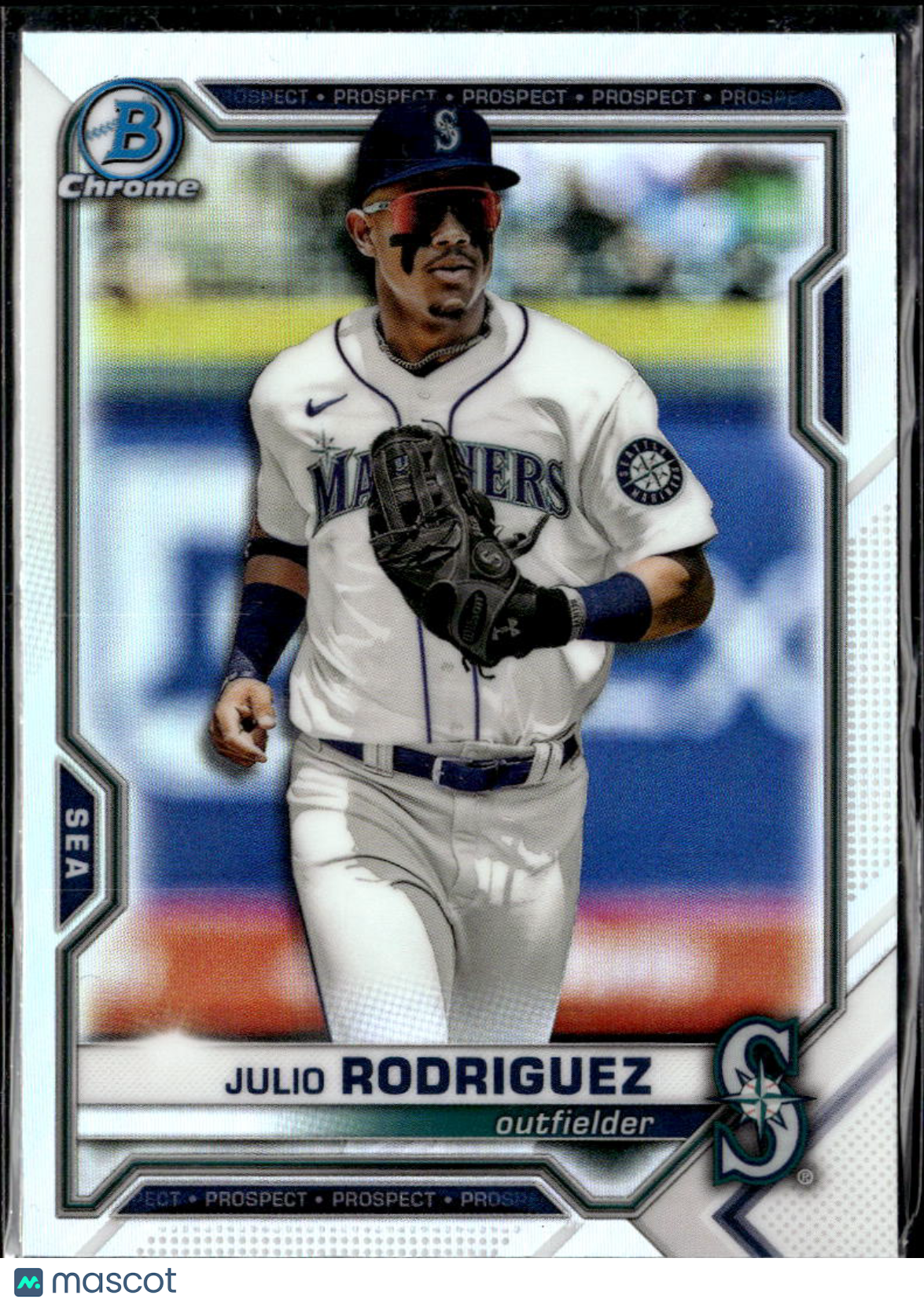 Julio Rodriguez 2020 Bowman Chrome Prospect Refractor Seattle Mariners