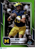 Mikey Keene 2025 Bowman Chrome Green 57/275 Michigan Wolverines