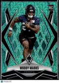 Woody Marks 2025 Phoenix Teal Rookie RC 32/50 Houston Texans