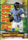 Cam Ward 2025 Topps Chrome Power Players Rookie RC Refractor Tennessee Titans