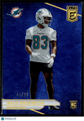 Malik Washington 2024 Elite Rookie RC Blue 45/99 Miami Dolphins