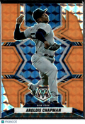 Aroldis Chapman 2022 Mosaic Orange Fluorescent 23/25 New York Yankees