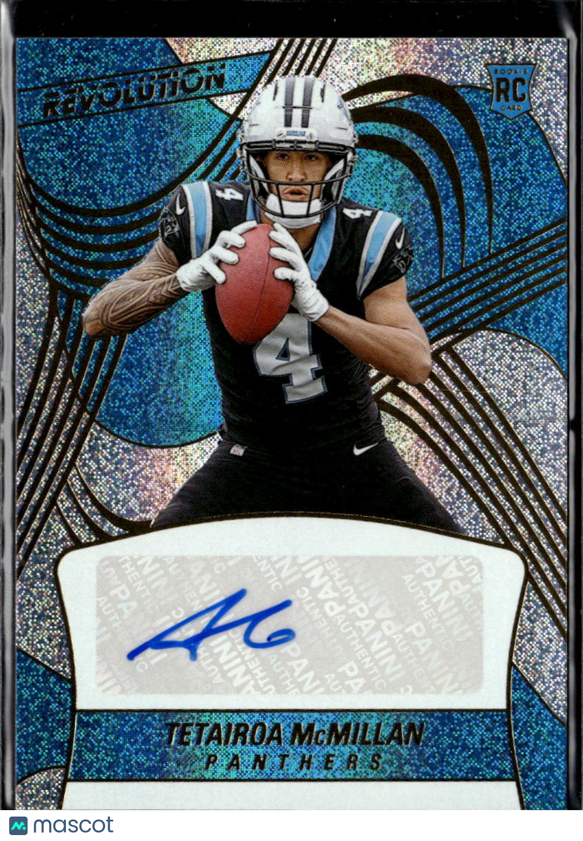 Tetairoa McMillan 2025 Revolution Auto Autograph RC 146/299 Carolina Panthers