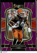Harold Fannin Jr. 2025 Select RC Rookie Purple 39/75 Cleveland Browns