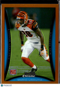 Mario Urrutia 2008 Bowman Chrome Orange Refractor RC 3/25 Cincinnati Bengals