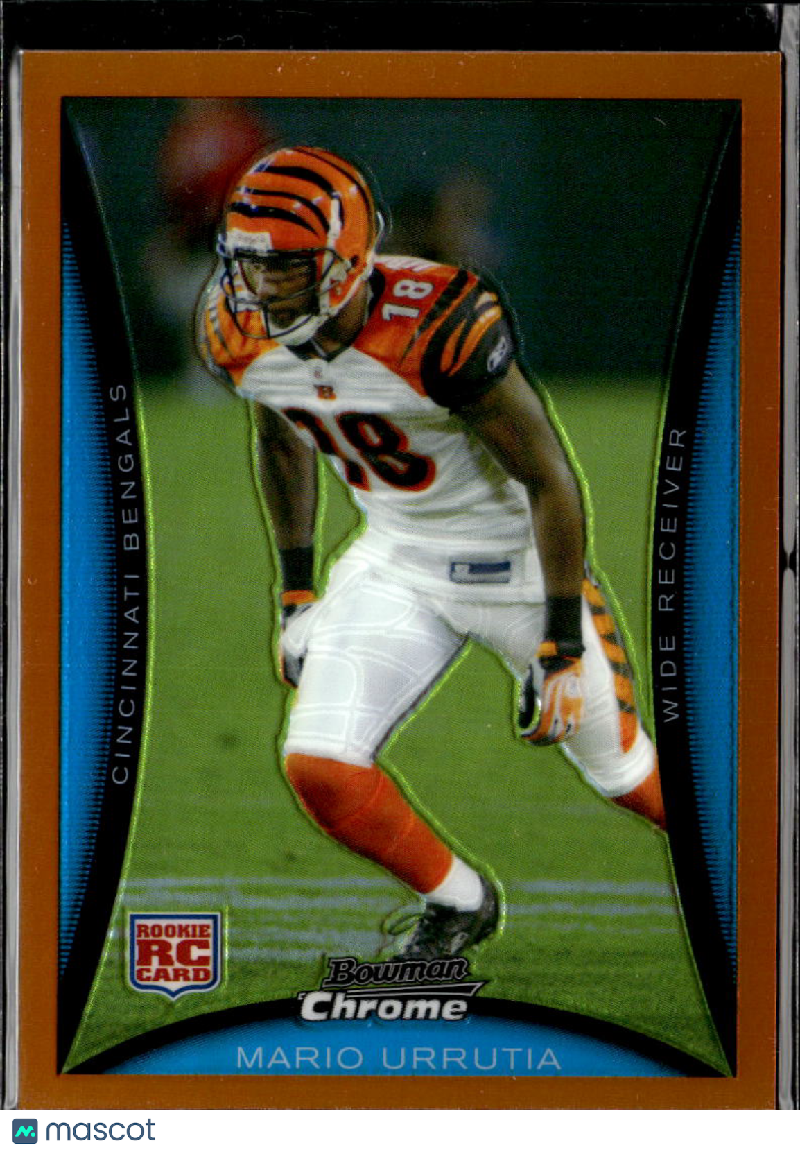 Mario Urrutia 2008 Bowman Chrome Orange Refractor RC 3/25 Cincinnati Bengals
