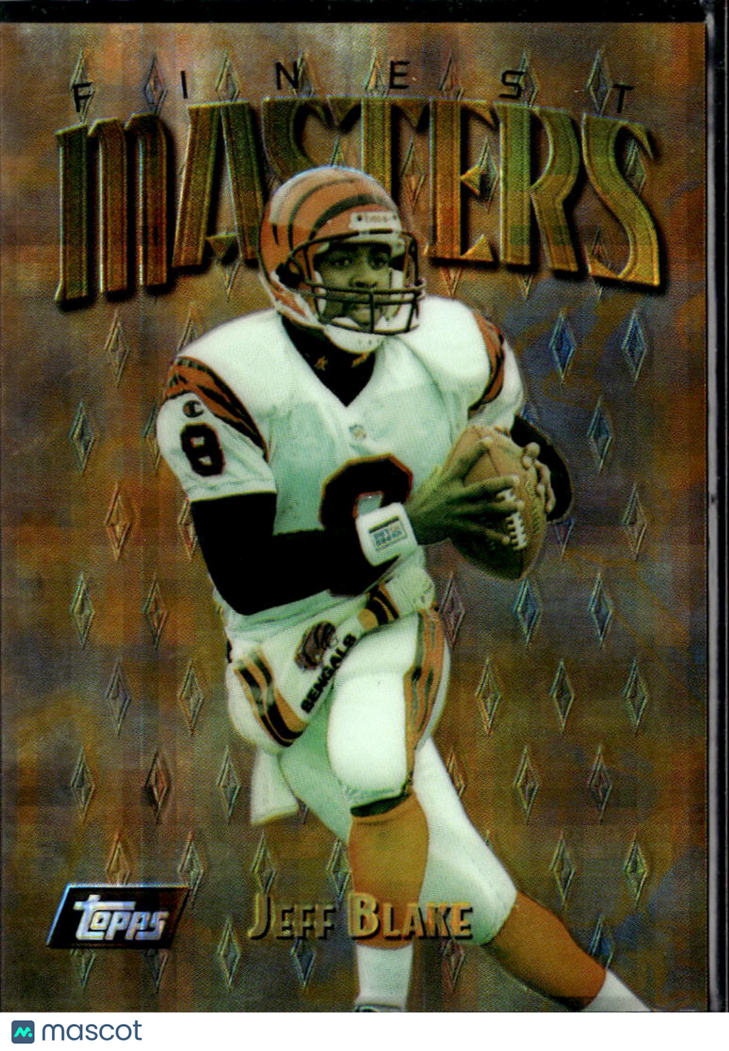 Jeff Blake 1997 Topps Finest Masters Rare Atomic Refractor Cincinnati Bengals