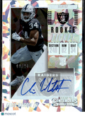 Chris Warren III 2018 Contenders Autograph Cracked Ice 8/24 Longhorns Raiders