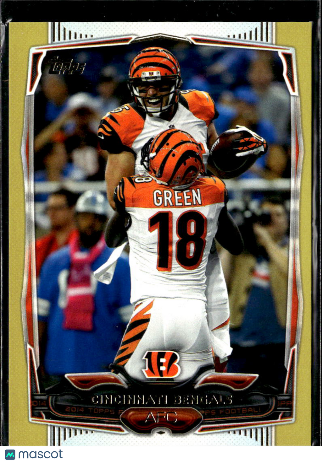 Cincinnati Bengals 2014 Topps Team Card GOLD 1372/2014
