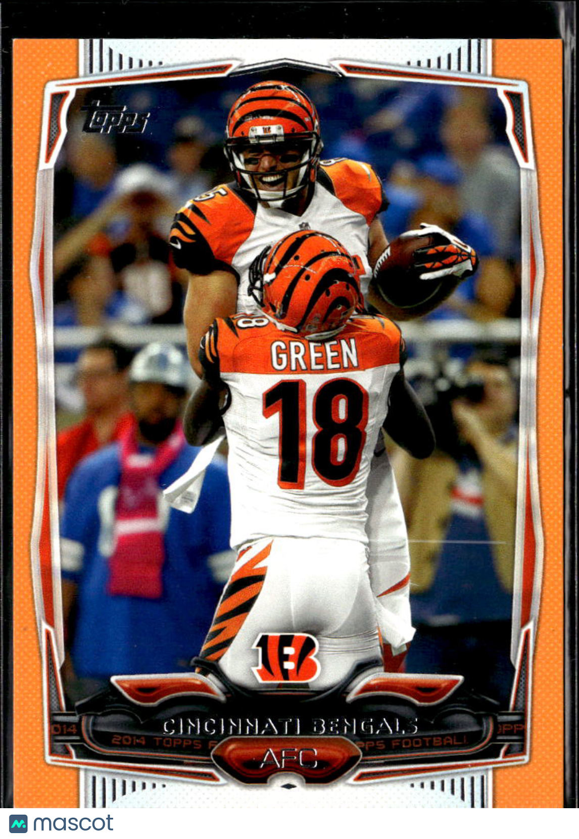 Cincinnati Bengals 2014 Topps Team Card Orange 57/96