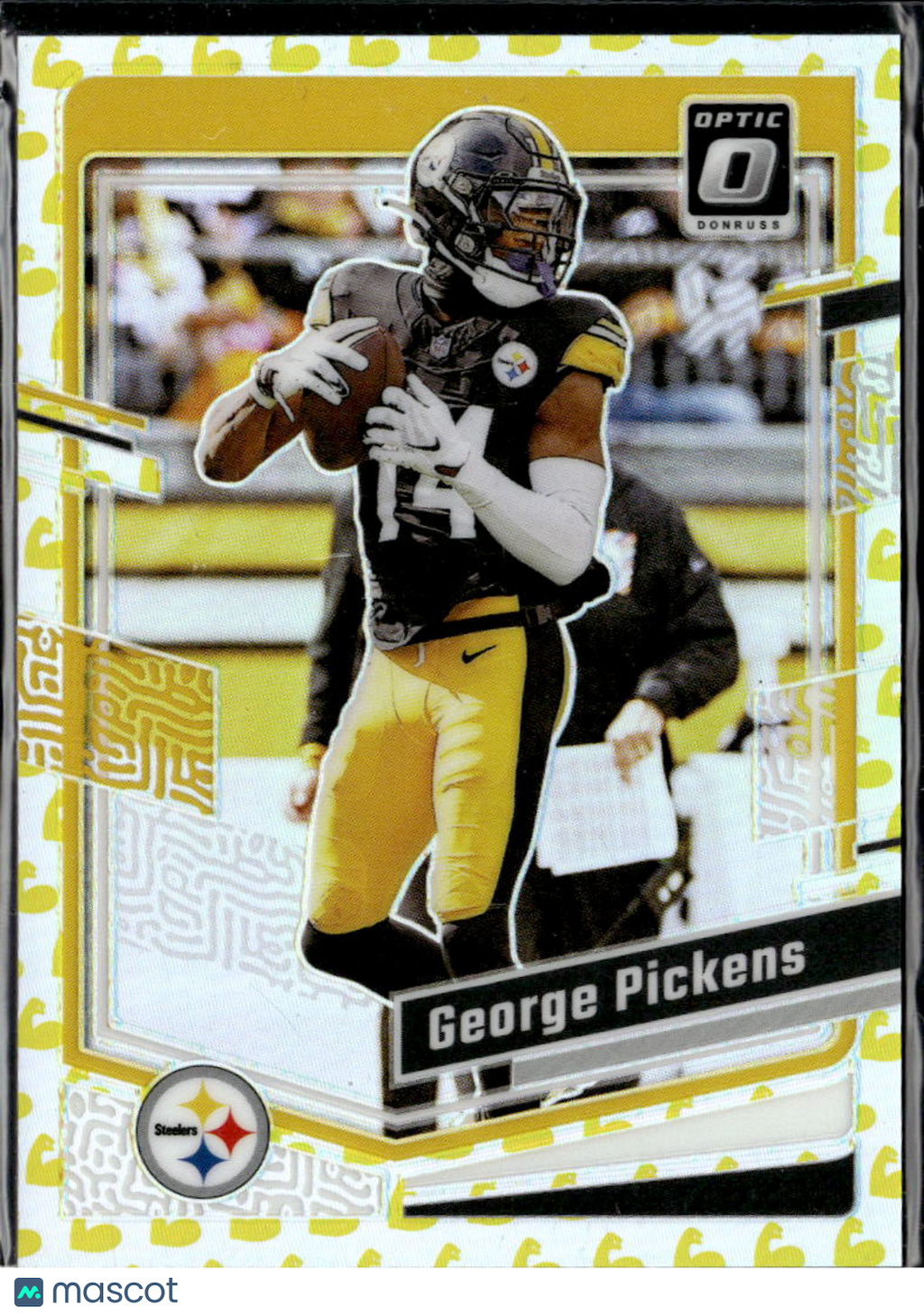 George Pickens 2023 Optic Yellow Flex 10/149 Pittsburgh Steelers
