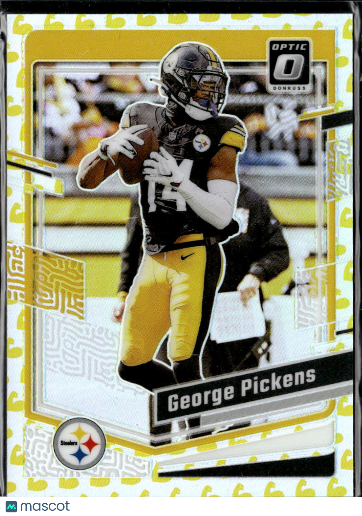 George Pickens 2023 Optic Yellow Flex 10/149 Pittsburgh Steelers