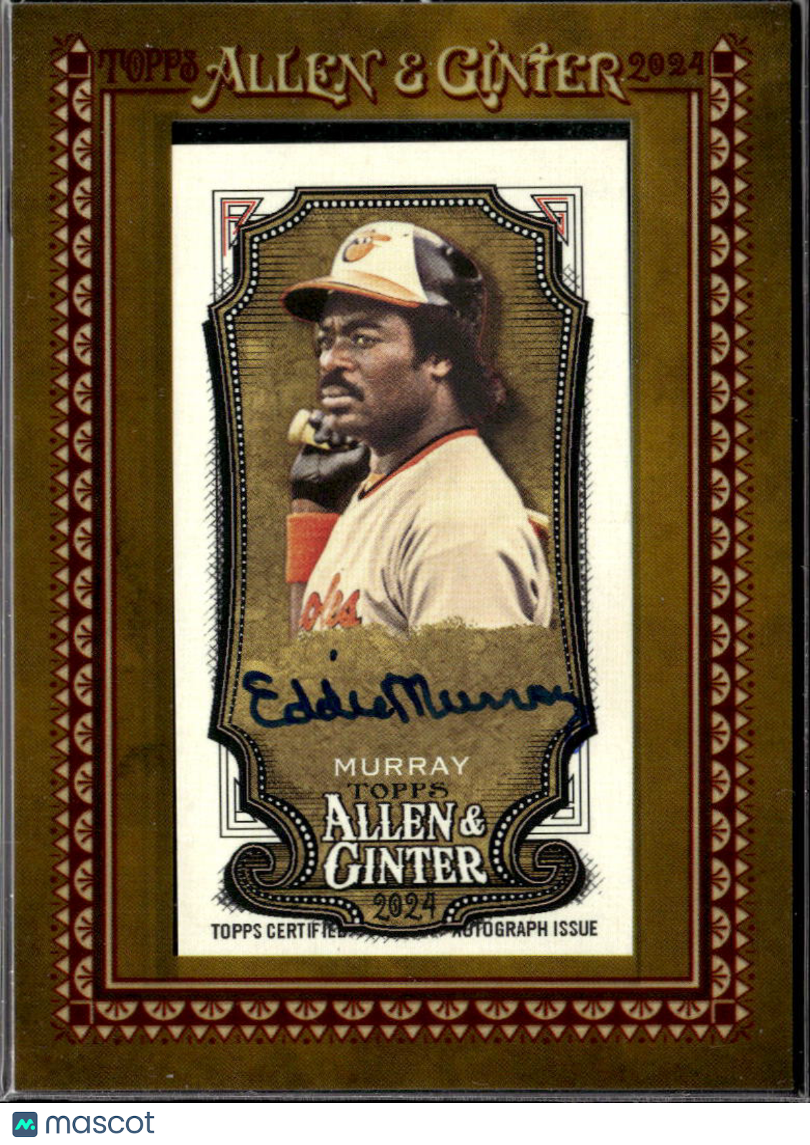 Eddie Murray 2024 Topps Allen & Ginter Auto Autograph Baltimore Orioles