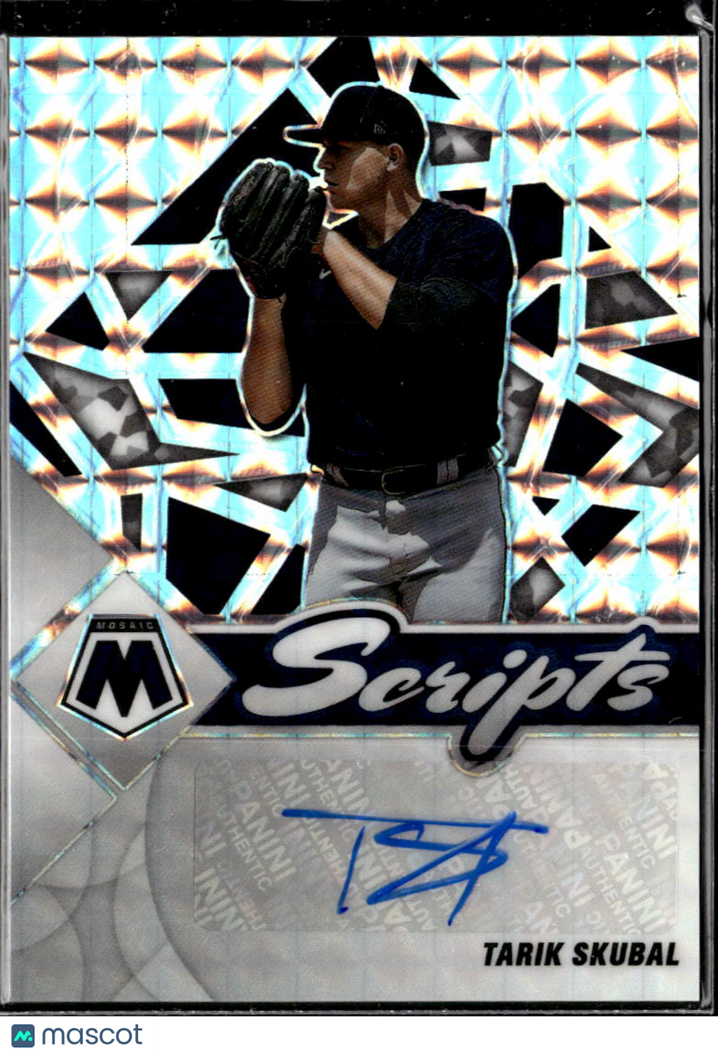 Tarik Skubal 2022 Mosaic Scripts Auto Autograph Dodgers Detroit Tigers