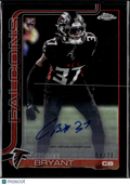 Cobee Bryant 2025 Topps Chrome BLACK Auto Autograph RC 4/10 Atlanta Falcons