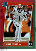 Ja'Marr Chase 2021 Optic Rated Rookie Red Green RC Cincinnati Bengals