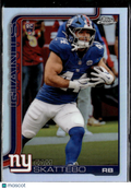 Cam Skattebo 2025 Topps Chrome RC Refractor New York Giants