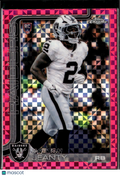 Ashton Jeanty 2025 Topps Chrome RC Pink X-Fractor Las Vegas Raiders