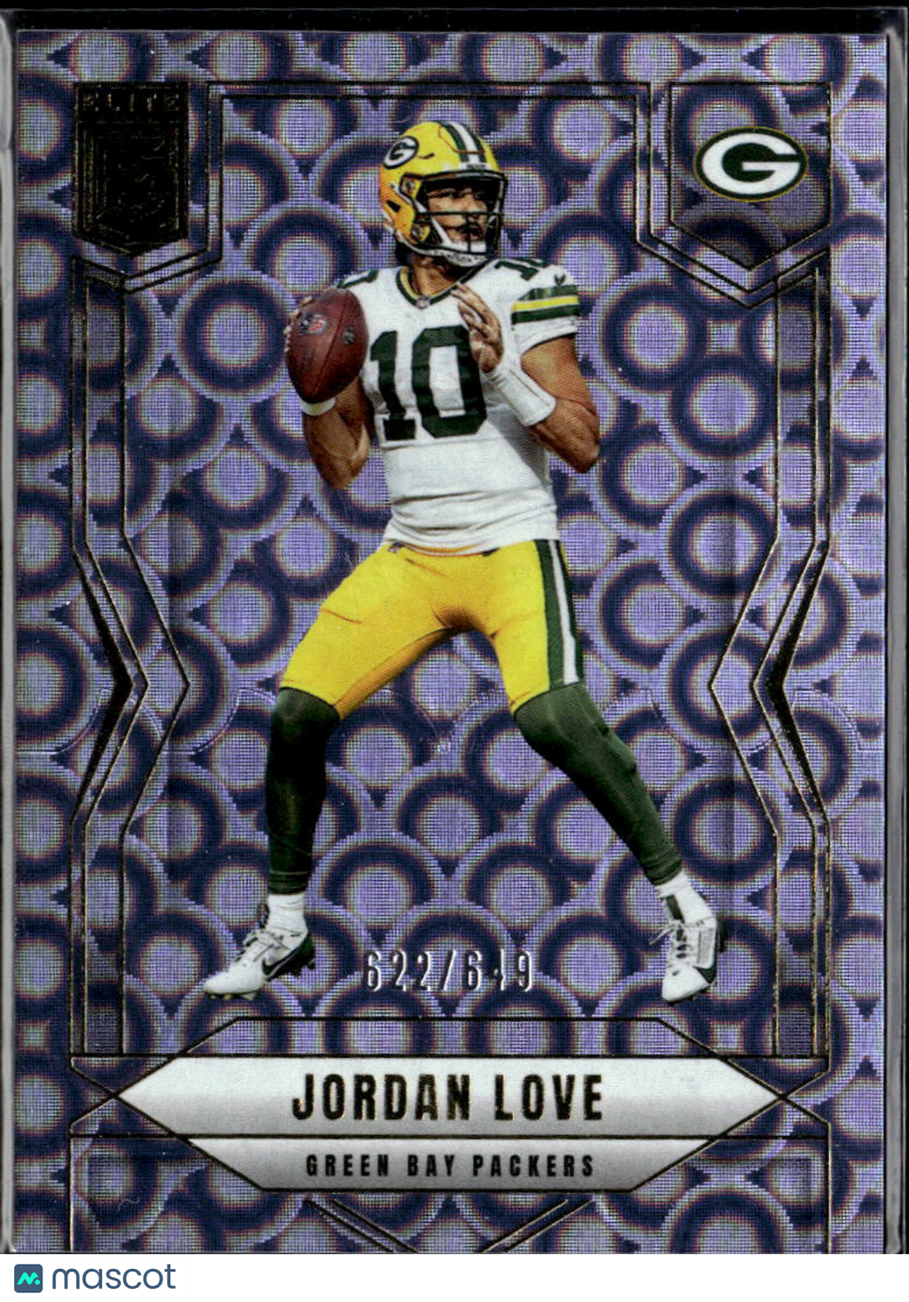 Jordan Love 2025 Elite Circles 622/649 Green Bay Packers