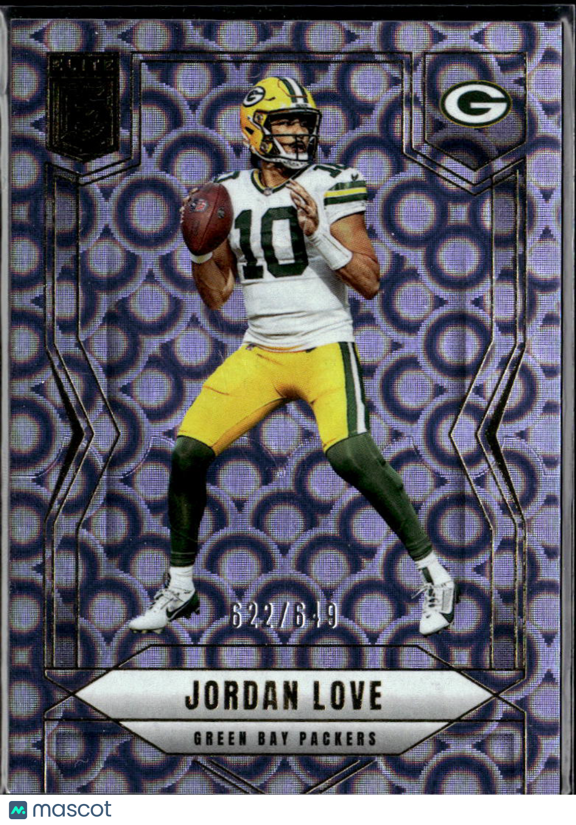 Jordan Love 2025 Elite Circles 622/649 Green Bay Packers
