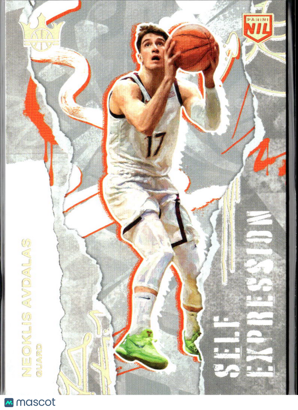 Neoklis Avdalas 2026 Court Kings GOLD Self Expression RC Virginia Tech 9/10